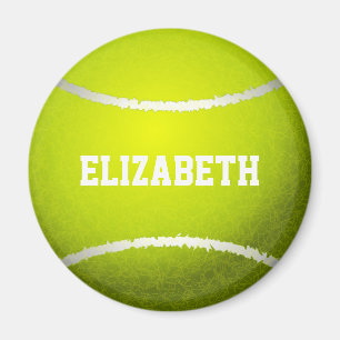 Anpassningsbar Gult Tennis Boll Magnet
