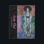Anpassningsbar Gustav Klimt Porträtt Adele Bloch B Fleecefilt<br><div class="desc">Gustav Klimt's Porträtt of Adele Bloch-Bauer (1912) berömd-tavla.</div>
