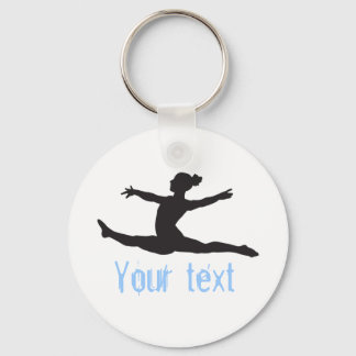 Anpassningsbar Gymnastics Dance Cheer Keychains Nyckelring