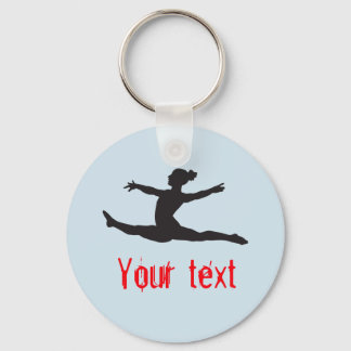 Anpassningsbar Gymnastics Dance Cheer Keychains Nyckelring