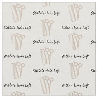 Anpassningsbar Hairdresser Tan Sissor Comb Fabric Tyg