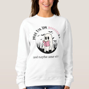 Anpassningsbar Halloween Bok Älskare Ghost T Shirt