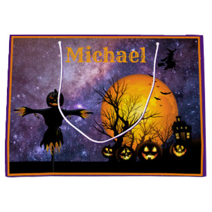 Anpassningsbar Halloween Bus eller godis Bag