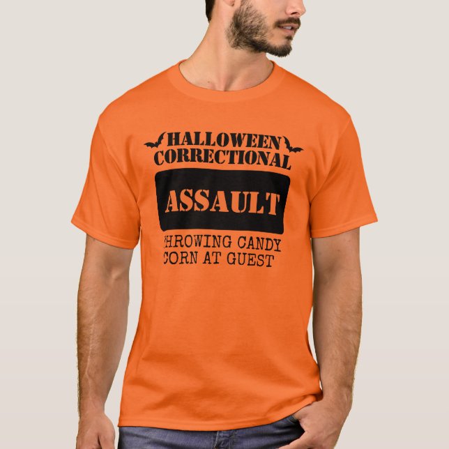 Anpassningsbar Halloween-korrigeringsgrupp för inm T Shirt (Framsida)