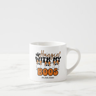 Anpassningsbar Halloween Mamma Hangin med min Boos Espressomugg