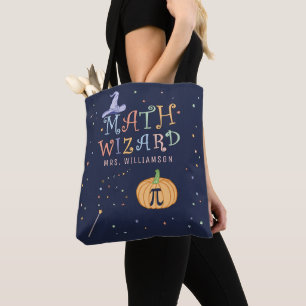 Anpassningsbar Halloween Math-guiden Pumpkin Pi Te Tygkasse