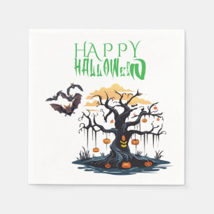 Anpassningsbar Halloween-skul för alla Pappersservett