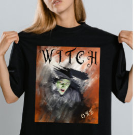 Anpassningsbar Halloween Witch Matching T Shirt