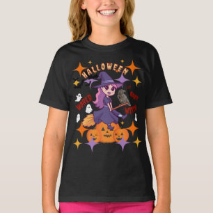 Anpassningsbar Halloween World of Baby Witch T Shirt