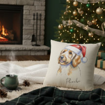 Anpassningsbar Hand plockade jul Golden Doodle Por