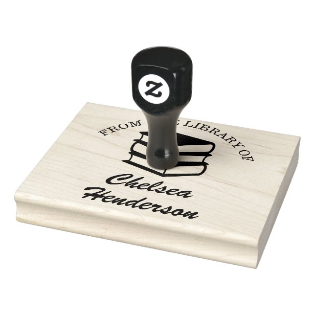 Anpassningsbar handgjord Bokar från Bibliotek i Na Stämpel (Stämpel)