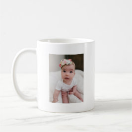 Anpassningsbar Handprint Photo Best Grandpa Kaffemugg
