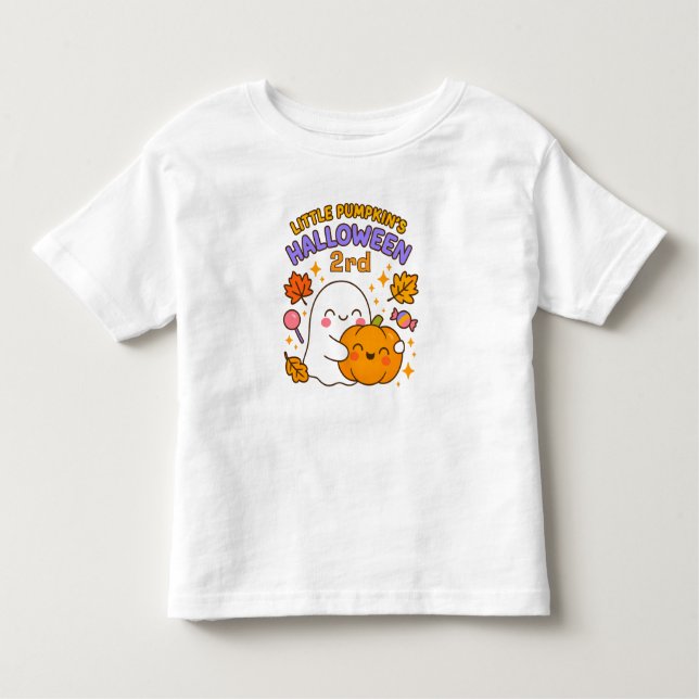 Anpassningsbar Happy halloween Kids T-Shirt (Framsida)