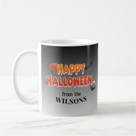 Anpassningsbar Happy halloween: Lägg till din fami Kaffemugg