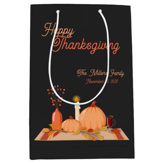 Anpassningsbar Happy thanksgiving (Framsidan)
