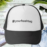 Anpassningsbar Hashtag Personlig Baseball Keps<br><div class="desc">Lägg till en hashtagg och skapa din hashtag baseball. Klicka på ANPASSA om du vill ändra bakgrunden till färg eller färg. Du kan ÖVERFÖRA DESIGN på andra Zazzle-produkter och justera den så att den passar de flesta Zazzle-objekt. Du kan också klicka på knappen CUSTOMIZE för att lägga till, ta bort...</div>