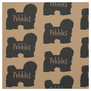 Anpassningsbar Havanese Hund Fabric Tyg