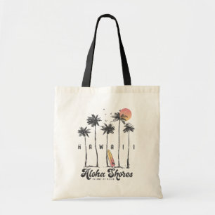 Anpassningsbar Hawaii Beach Surfer Summer Vacation Tygkasse