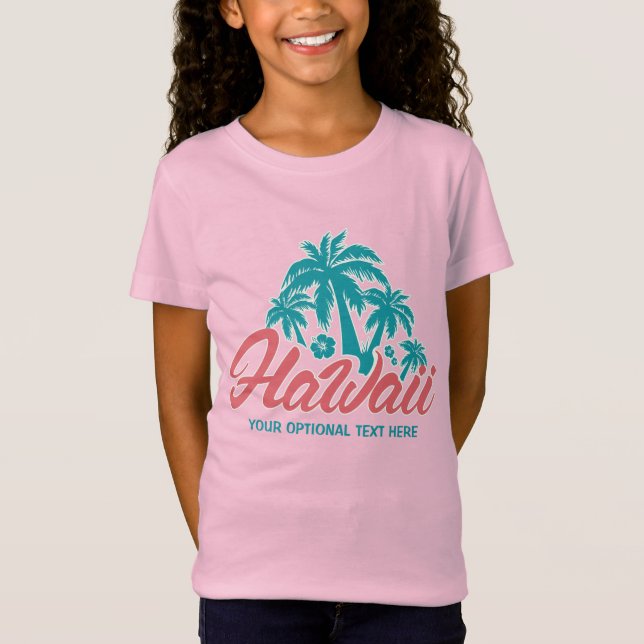 Anpassningsbar Hawaii-skjortor T Shirt (Framsida)