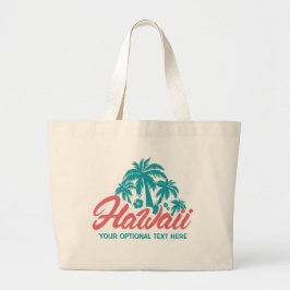Anpassningsbar Hawaii tote bags Jumbo Tygkasse