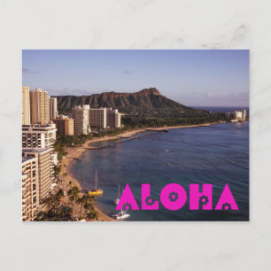 Anpassningsbar Hawaiian Vacation Photo Postcard Vykort