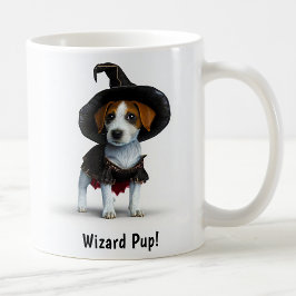 Anpassningsbar häxig Jack Russell Terrier-valp Kaffemugg