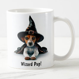 Anpassningsbar häxig Jack Russell Terrier-valp Kaffemugg