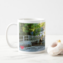 Anpassningsbar Heart Helford Village Bridge Cornwa Kaffemugg