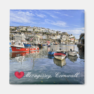 Anpassningsbar Heart Mevagissey Fish Landing Quay  Magnet