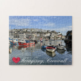 Anpassningsbar Heart Mevagissey Fish Landing Quay Pussel