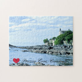 Anpassningsbar Heart Prussia Cove Morgon Cornwall Pussel