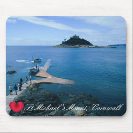 Anpassningsbar Heart St Michaels Mount Cornwall me Musmatta