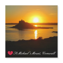 Anpassningsbar Heart St Michaels Mount Cornwall Su