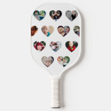 Anpassningsbar HEARTS Photo Gallery Pickleball Pad