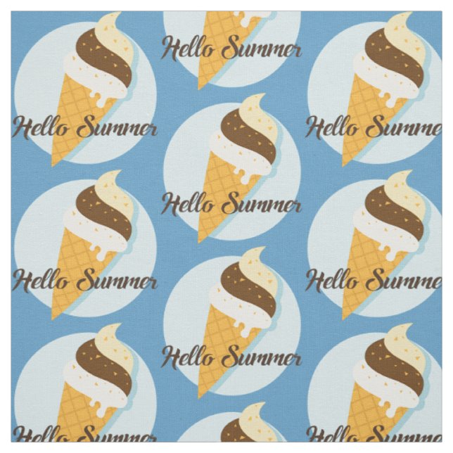 Anpassningsbar Hej av färg Ice Cream Tyg (Provkarta)