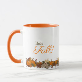 Anpassningsbar Hej Fall Season Coffee Mugg