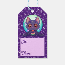 Anpassningsbar Helgdag Fladdermus Gift Märkres Presentetikett