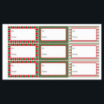 Anpassningsbar Helgdag Gift-etiketter Klistermärke<br><div class="desc">Anpassningsbar Helgdag Mönster etiketter</div>