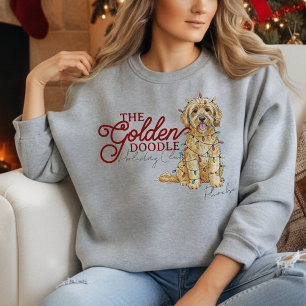 Anpassningsbar Helgdag Klubb Golden Doodle Lång Ärmad Tröja