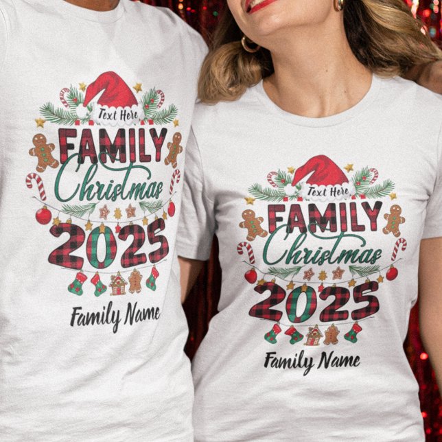 Anpassningsbar Helgdag Matching Shirt for Families T Shirt (Skapare uppladdad)