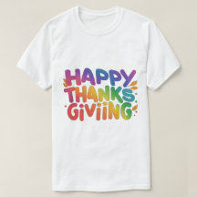 Anpassningsbar Helgdag Thanksgiving Day T-Shirt