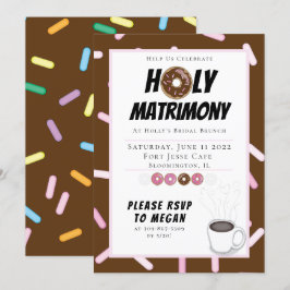 Anpassningsbar Heliga Matrimony Brunch Inbjudan