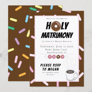 Anpassningsbar Heliga Matrimony Brunch Inbjudan