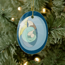 Anpassningsbar Heliga Nattkeramisk prydnadsföremål Julgransprydnad Keramik