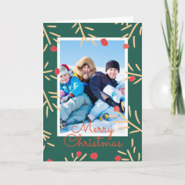 Anpassningsbar HEMMADE STIL CHRISTMAS SEASONS HÄLS Helgkort