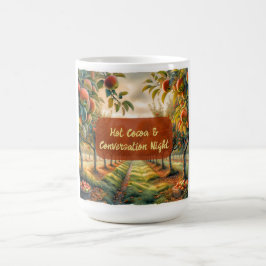 Anpassningsbar Hett Cocoa & Conversation Night Mug Kaffemugg