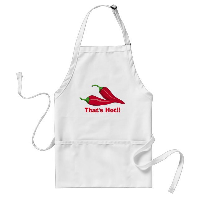 Anpassningsbar Hett Peppers Apron Förkläde (Framsidan)