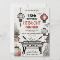 Anpassningsbar Hibachi Middagslönor och grill
