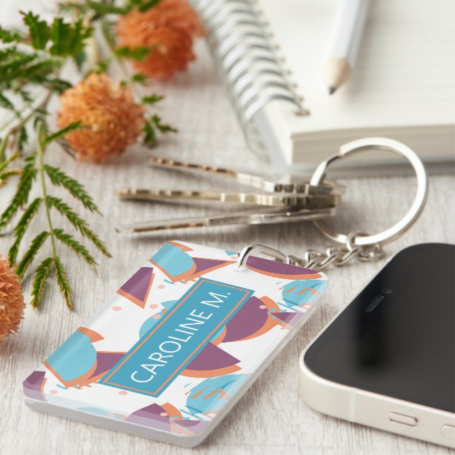 Anpassningsbar Hip Geometric Modern Abstrakt 50-ta (Högra Framsidan)