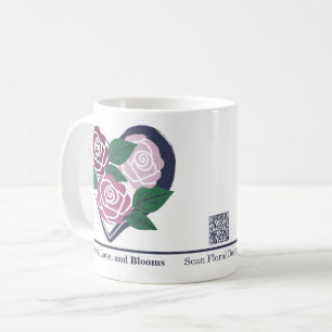 Anpassningsbar Hjärtat i Ro Florist Merch Mugg